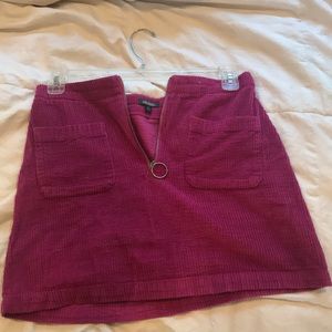 Corduroy skirt